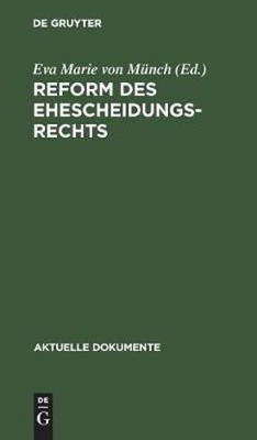 Reform des Ehescheidungsrechts(German, Hardcover, unknown)