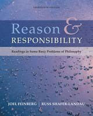 Reason and Responsibility(English, Paperback, Feinberg Joel Professor of Philosophy)
