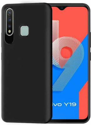 INSTYLE Back Cover for Vivo U20(Black, Pack of: 1)