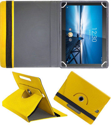 Fastway Flip Cover for Lenovo Tab M10 FHD Tablet (TB-X605L/X/F) (TB-X505X/L/F)(Yellow, Cases with Holder, Pack of: 1)