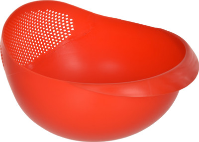 Cutting EDGE Strainer Colander | Fruit Basket | Pasta Strainer | Vegetable Strainer | Kitchen Sieve | Washing Bowl | Unbreakable | 1 x Smal (RED)l Colander(Red Pack of 1)