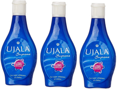 Ujala Supreme Ultra Radiance Molecules 250ml (Pack of 3) Multi-Fragrance Fabric Whitener(3 x 250 ml)