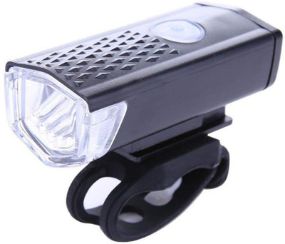 UDee Bicycle Light Rechargeable LED Front Cycling Light 300LM LED Front Light(Black)