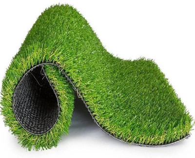 Alfa Carro Polyester Door Mat(Green, Large)