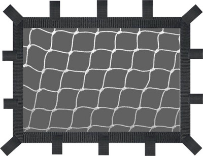 E Cart Fashion White Nylon Safety Anti Bird Net Size 10Feet X5 Feet Camping Net(White)