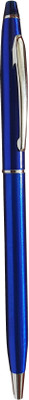 Epraiser Brass Made with Chrome Parts Exclusive Royal Blue Slim Design Roller Ball Pen(Ink Color - Blue)