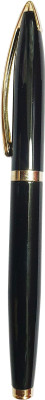 Epraiser Brass Made with Gold Parts Exclusive Glossy Metallic Black Modern Executive Design Roller Ball Pen(Ink Color - Blue)