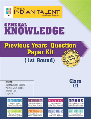 Indian Talent Olympiad Previous Year General Knowledge Question Papers Class 1 - Round 1(Paperback, Indian Talent)