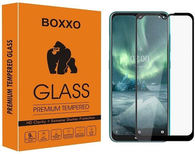 Boxxo Edge To Edge Tempered Glass for Nokia 2.3(Pack of 1)