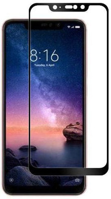 BeeVault Edge To Edge Tempered Glass for Mi Redmi Note 6 Pro(Pack of 1)