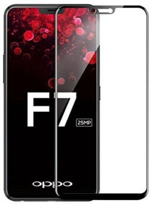 BeeVault Edge To Edge Tempered Glass for OPPO F7(Pack of 1)