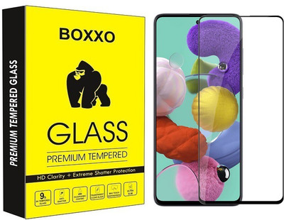 Boxxo Edge To Edge Tempered Glass for Samsung Galaxy M62(Pack of 1)