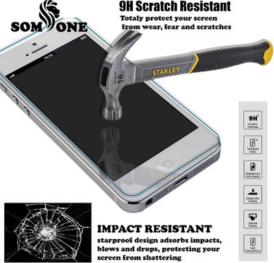 SOMTONE Tempered Glass Guard for ONEPLUS 9R And Free 1 Mobile Back Embossed Skin With Cut FS002(Pack of 1)