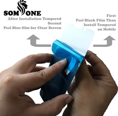 SOMTONE Front and Back Tempered Glass for Samsung Galaxy M11 FRONT BACK TEMPERED GLASS BUY AND GET EARPHONE FREE(Pack of 1)
