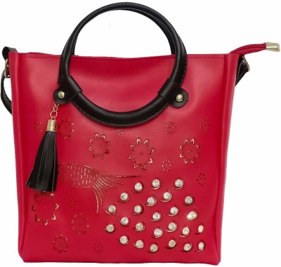 saanvishubh Women Red Shoulder Bag