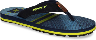 Sparx Men Flip Flops(Navy, Blue, Green , 11)