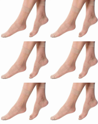 Poojara Women Solid Ankle Length(Pack of 6)