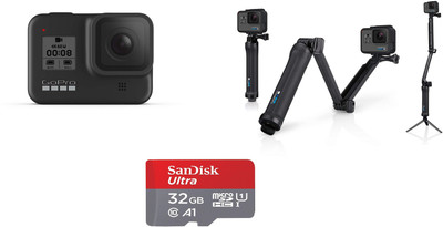 GoPro Hero8 Black Bundle Sports and Action Camera(Black, 12 MP)
