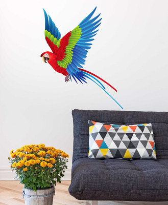 Wallzone 70 cm Birds Removable Sticker(Pack of 1)
