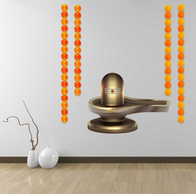 Littlebuds 60 cm Shiva Lingam Removable Sticker(Pack of 1)