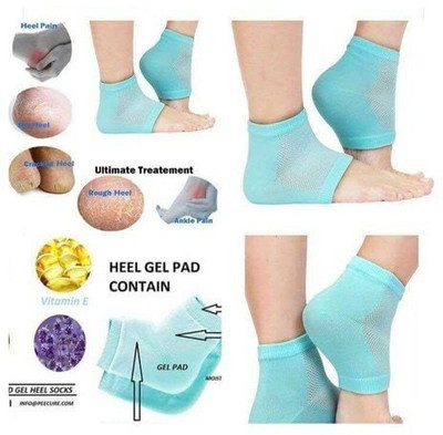 infinity deal mk222 Pain Relief for Men and Women/Anti Crack Set Heel Support (BLUE) Heel Support
