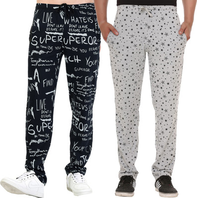 SHAUN Printed Men Multicolor Track Pants