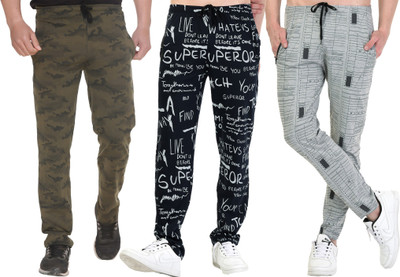 SHAUN Printed Men Multicolor Track Pants