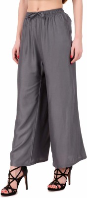 SATAK Flared Women Grey Trousers