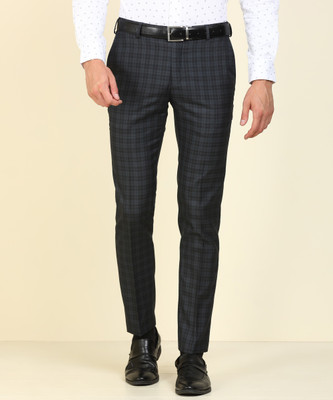 raymond-slim-fit-men-blue-black-trousers