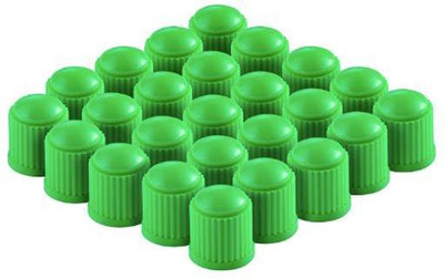 DELUX AUTOMOTIVE Plastic Tyre Valve Cap for Car, Bike(Round)