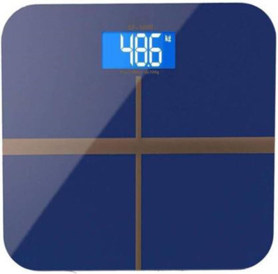 Majron National Personal Body Weight Machine Digital Toughened Glass Blue Weighing Scale Weighing Scale(Multicolor)