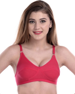 Fashion Comfortz by Fashion Comfortz Simpal H Bra Women T-Shirt Non Padded Bra(Red)