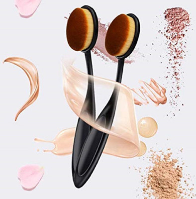LARA KOSSLER 2 PCS Professional Oval Powder Toothbrush(Pack of 2)