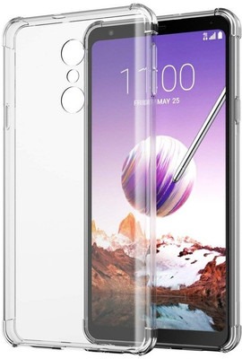 FITSMART Back Cover for LG Q Stylus Plus(Transparent, Shock Proof, Silicon, Pack of: 1)