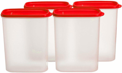 TUPPERWARE Plastic Grocery Container  - 2300 ml(Pack of 4, Clear)