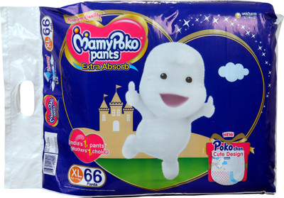 MamyPoko New Extra Absorb Pant Diapers XL-66Pcs - XL(66 Pieces)