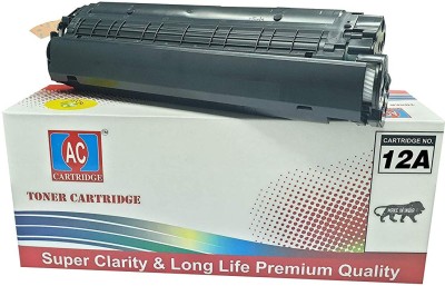 AC 12A for HP Q2612A Toner Cartridge Compatible Laserjet 1010, 1012, 1015, 1018, 1020, 1020 Plus, 1022, 3015, 3020 - Set of 1 PCs Black Ink Cartridge