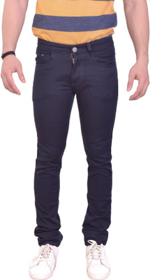 AWACK Slim Men Dark Blue Jeans