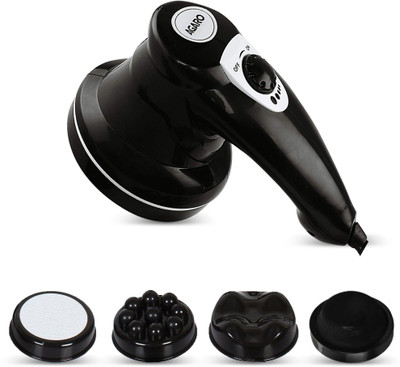 AGARO Handheld full body electric atom massager for Pain relief and muscle relaxation Atom Massager(Black)