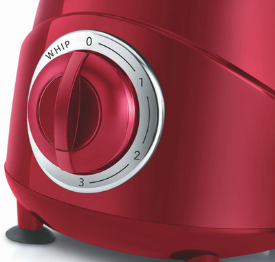 USHA Mixer Grinder 800 W Juicer Mixer Grinder(THUNDERBOLT 800W | 3 Jars | Red)