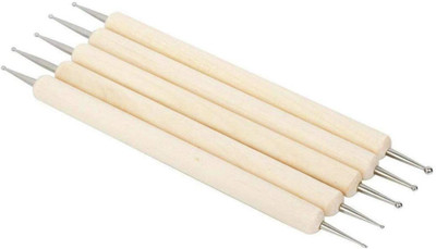 Definite Wooden Marbleize Dotting Tool Kit(Beige)