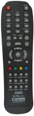 Darahs Remote Control for  Digital Cable Set Top Box Siti Remote Controller(Black)