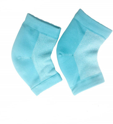 infinity deal Heel Pain Relief Silicone Gel Heel Socks Heel Protector (blue) Heel Support(Blue)