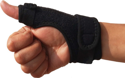 TIMA Thumb Brace Spica Splint Support - Neoprene [Fits for Both Hands] Splints(Black)
