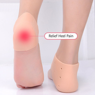 smile4u PACK OF 1 Silicone Gel Heel Socks for Swelling and Pain Relief TGB-354 Heel Support