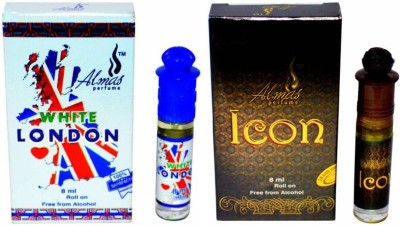 Almas White London & Icon Floral Attar(Floral)