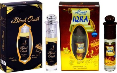 Almas Black Oudh & Iqra Floral Attar(Floral)