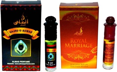 Almas Hajre e Aswad & Royal Marriage Floral Attar(Floral)