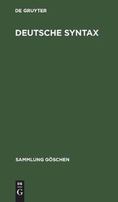 Deutsche Syntax(German, Hardcover, unknown)