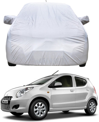 HMS Car Cover For Maruti Suzuki A-Star (With Mirror Pockets)(Silver)